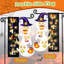 Drapeau d'Halloween illuminé pour le jardin, drapeau de jardin solaire pour l'extérieur, 8 modes décorations pour Halloween