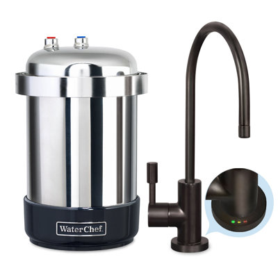 WaterChef U9000 Premium Under-Sink Water Filtration System w Intelligent Monitor