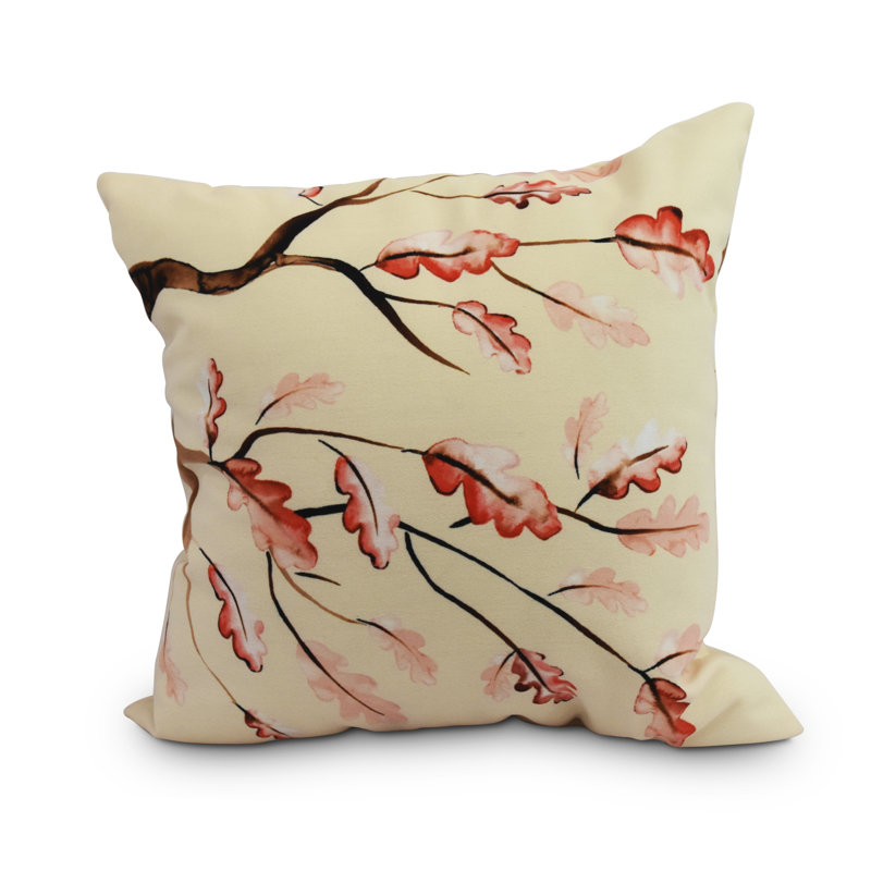 Housse de coussin d'extérieur carré en moisson et insert Harvest, 16 po x 16 po, Crème