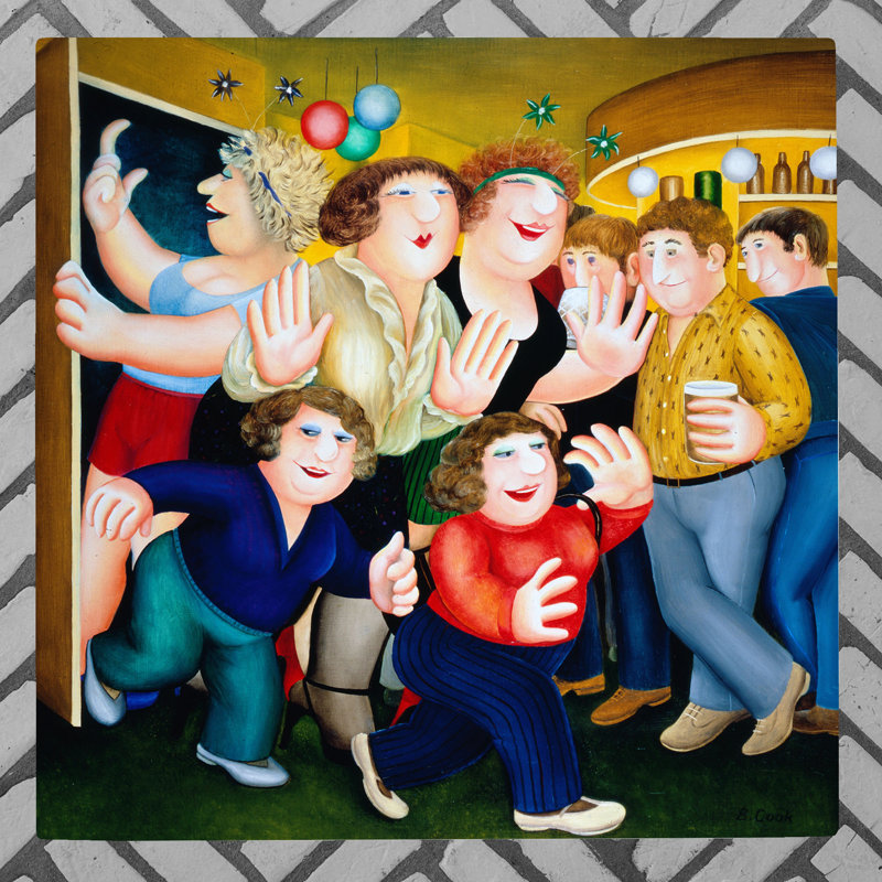 BERYL COOK Traditional Entertainment Wall Decor on Ceramic