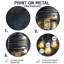 Ampoule industrielle trio - Art mural rond industriel en métal-940436036