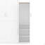 Grand lit escamotable avec 2 garde-robes et tablette de rangement