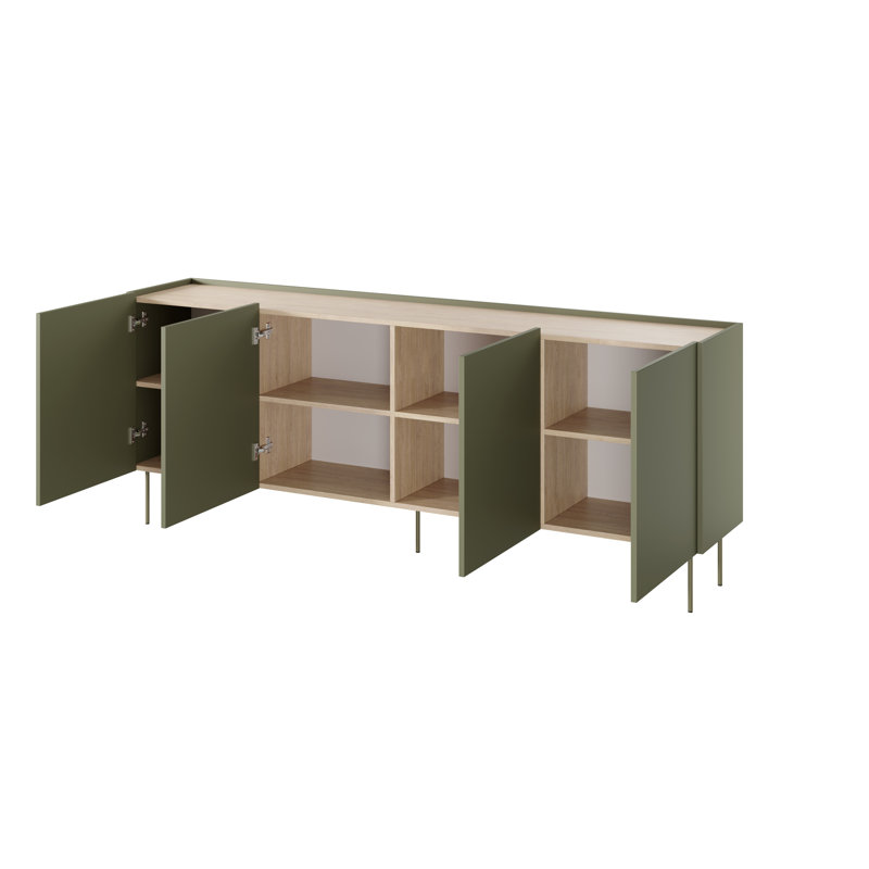 Catela 220cm Sideboard, Olive