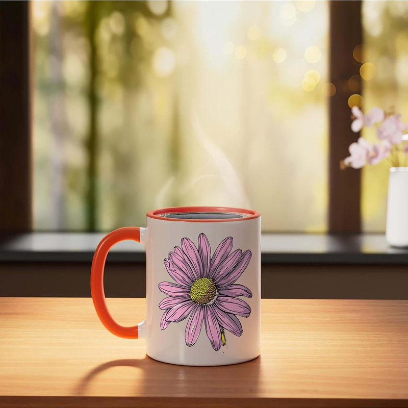Ceramic Coffee Mug, Orange