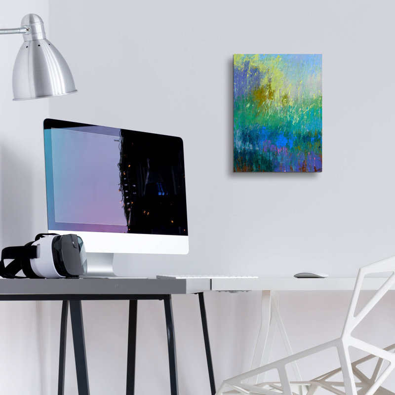 «Landscape intérieur, gauche» par Jane Schmidt, H 16 po x l 12 po x P 0,13 po