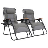 Talecia Folding Zero Gravity Chair with Cushions