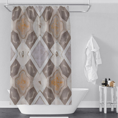Catalina Geometric Shower Curtain