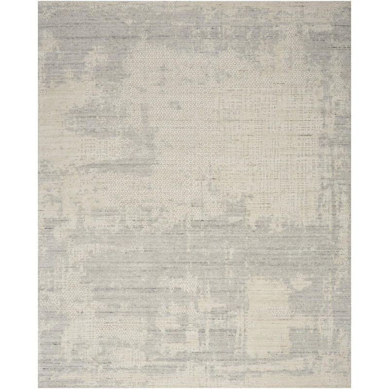 Anathea Abstract Handmade Area Rug, Rectangle 236 x 297 cm