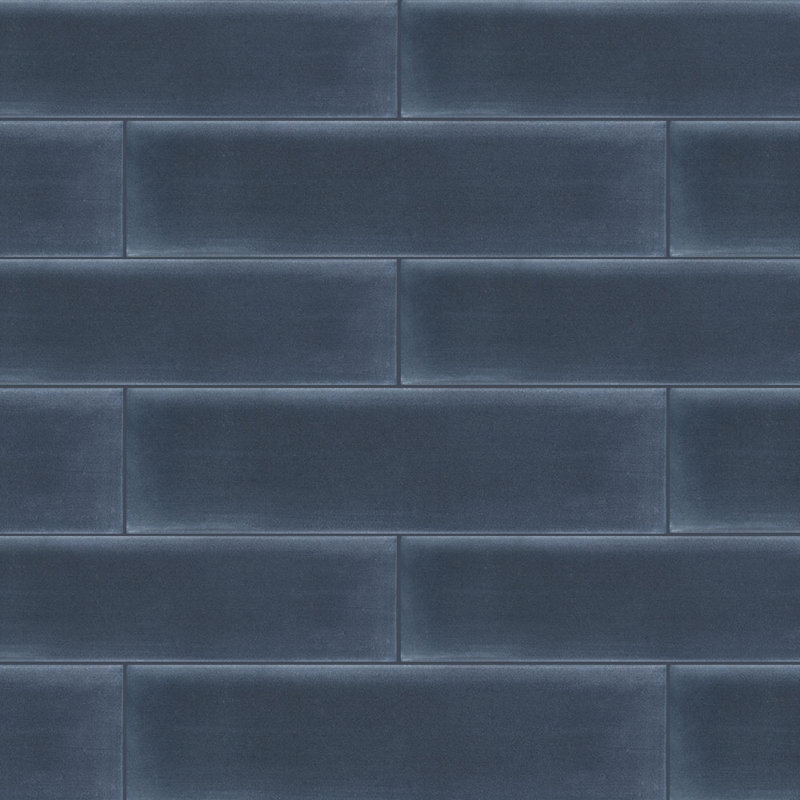 Carreau de porcelaine pour mur et plancher 3X11 Chromatica, Bleu