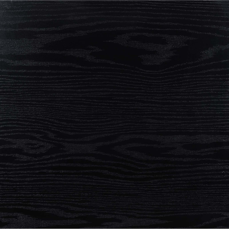 Table de bout en C 24,25 po Adreauna, Plateau noir / base noire
