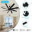 72 Inch Ceiling Fans No Light With Remote Control