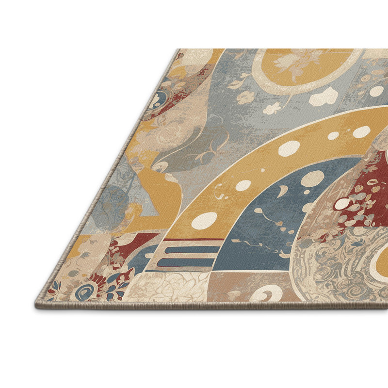 Tapis Zesty Ripple, Rectangle de 5 pi x 8 pi
