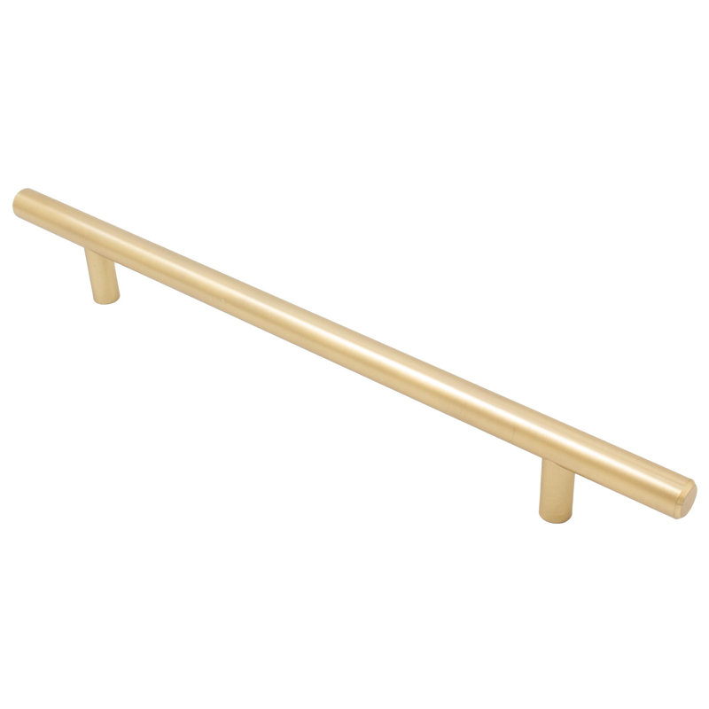7 9/16" Center to Center Bar Pull, Satin Brass