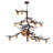 Aubra 18 - Light Dimmable Geometric Chandelier