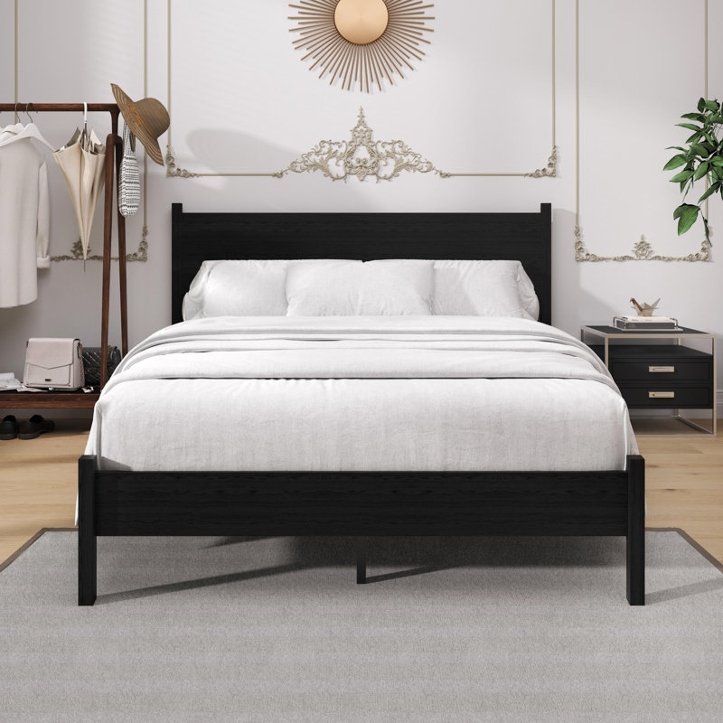 Branford Twin Platform Bed, Twin, Black