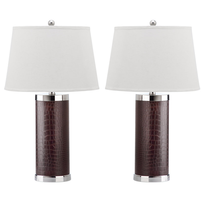 Lampe de table 26 po Anjonette, Marron foncé