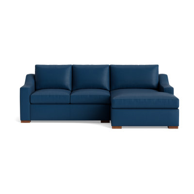 Lucca Leather Chaise Sectional