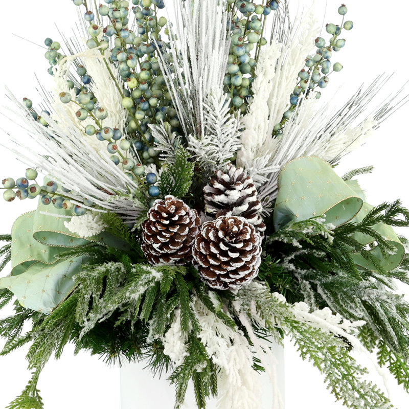 Evergreen Arrangement in Pot