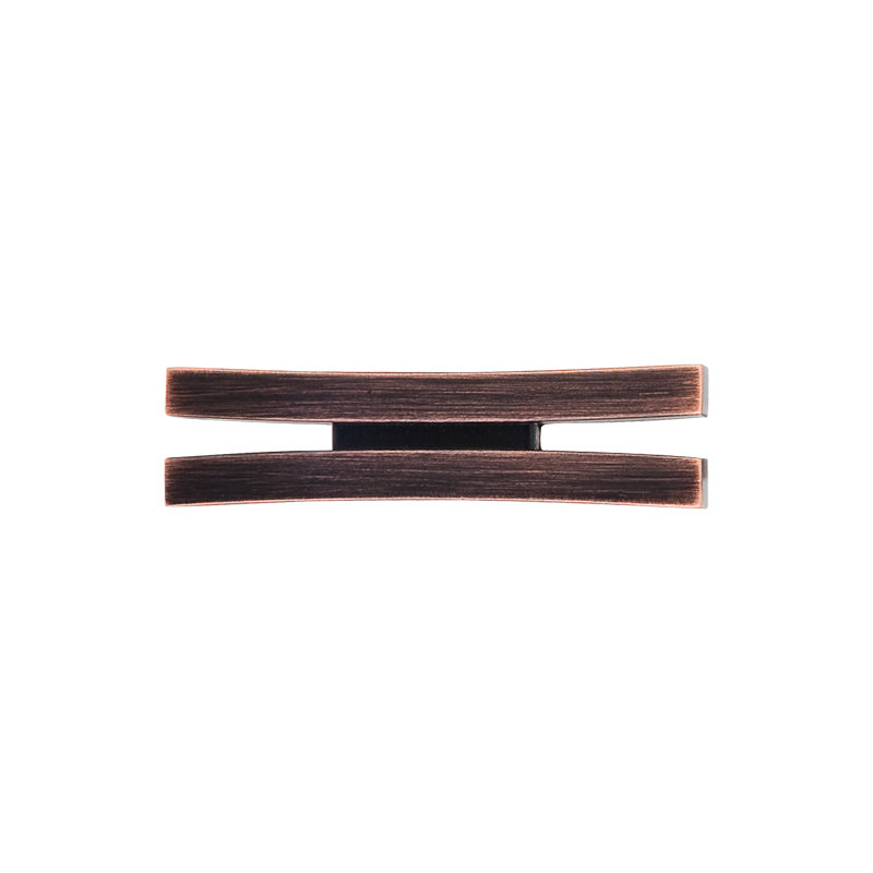 Flared 2 5/8" Length Geometric Knob, Tuscan Bronze