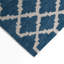 Tapis bleu intérieur et extérieur Trellis-194493083
