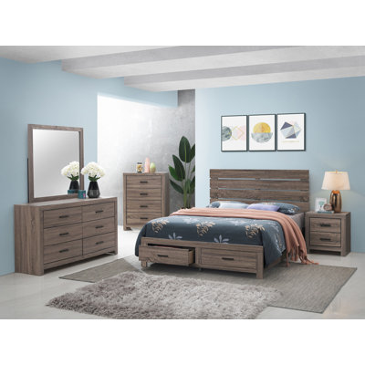 Ensemble de chambre avec grand lit 5 pièces Axat