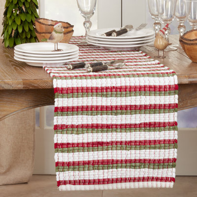 Kunala Striped 100% Cotton Table Runner