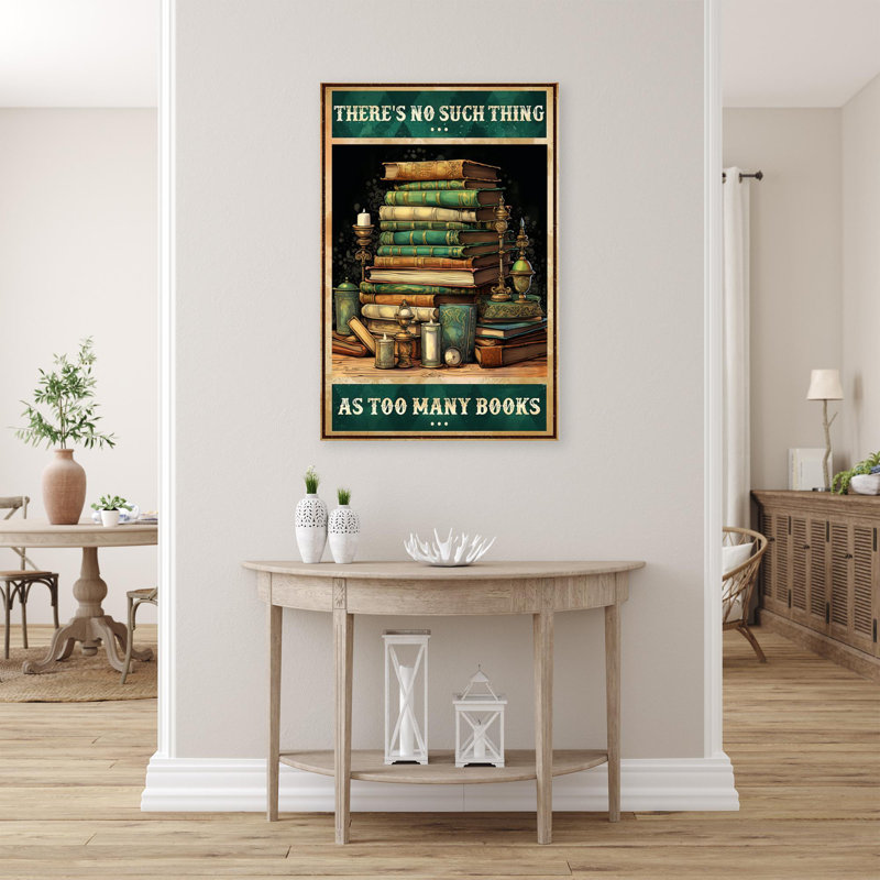 «As Too Many», reproduction d'art graphique sur toile tendue, H 14 po x l 11 po x P 1,25 po