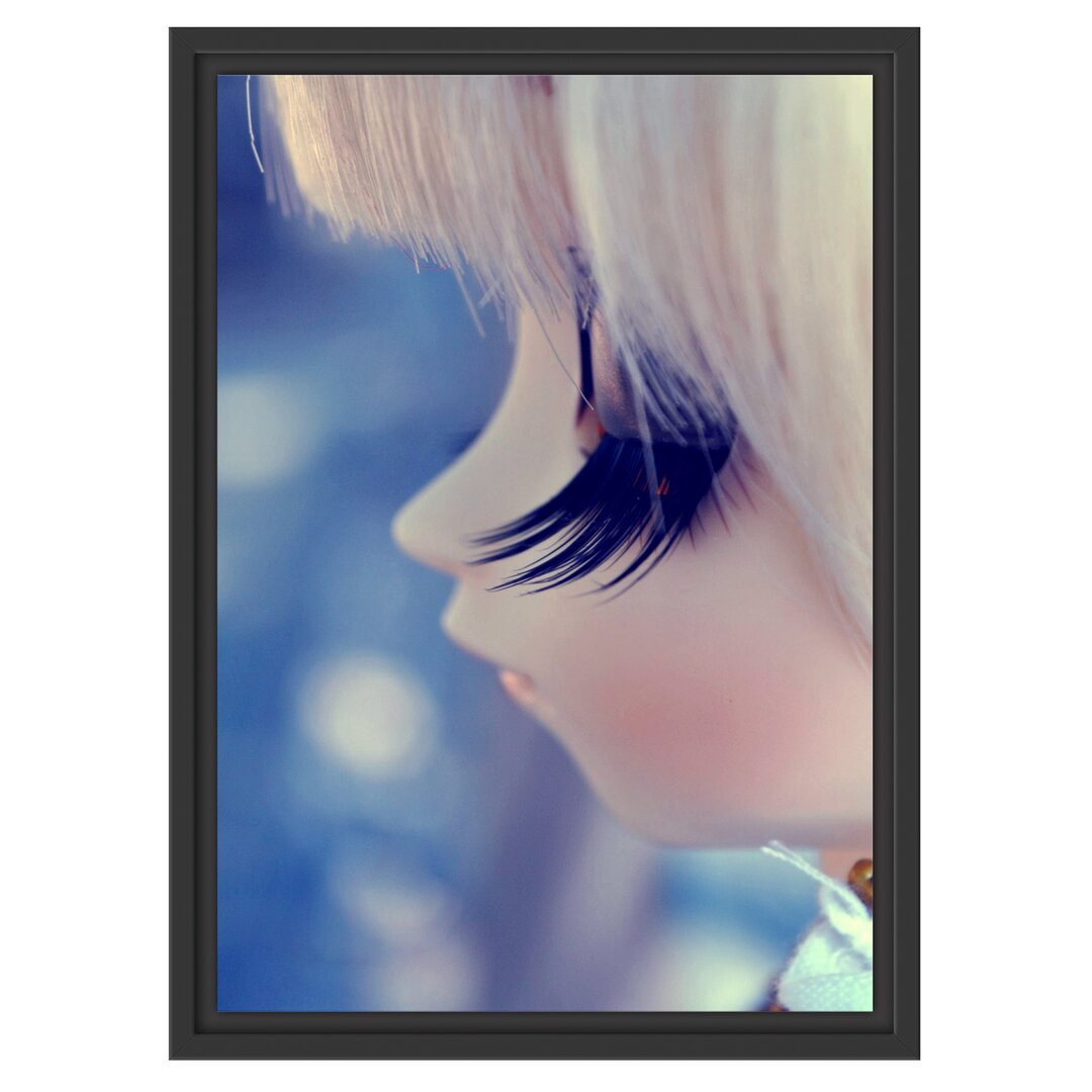 Gerahmtes Wandbild Pullip-PÃ¼ppchen mit Wimpern