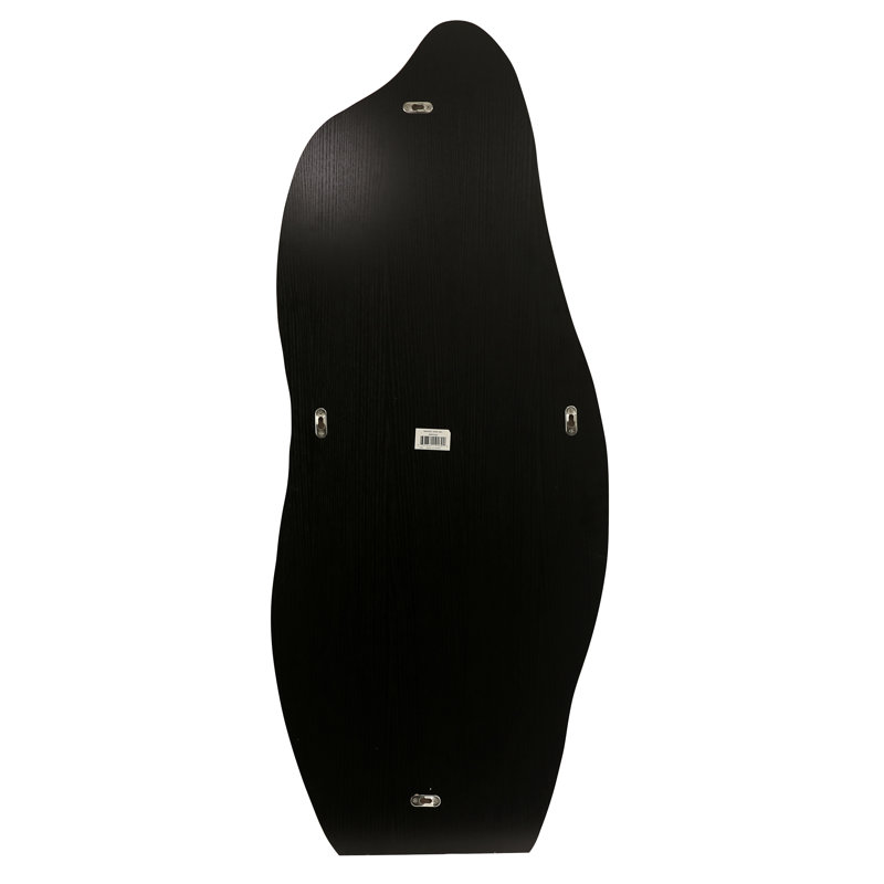 Miroir tout en courbes avec cadre profond, 47 po x 19 po