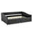 Daybed With Drawers Upholstered Tufted Sofa Bed,,With Button On Back And Copper Nail On Waved Shape Arms-239235075