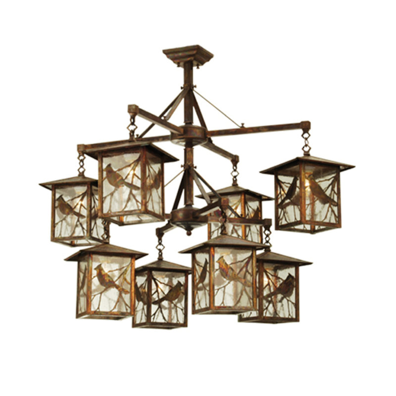 Lustre d'extérieur 8 lumières Mellor