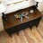 Black Retro Art-Style Sideboard
