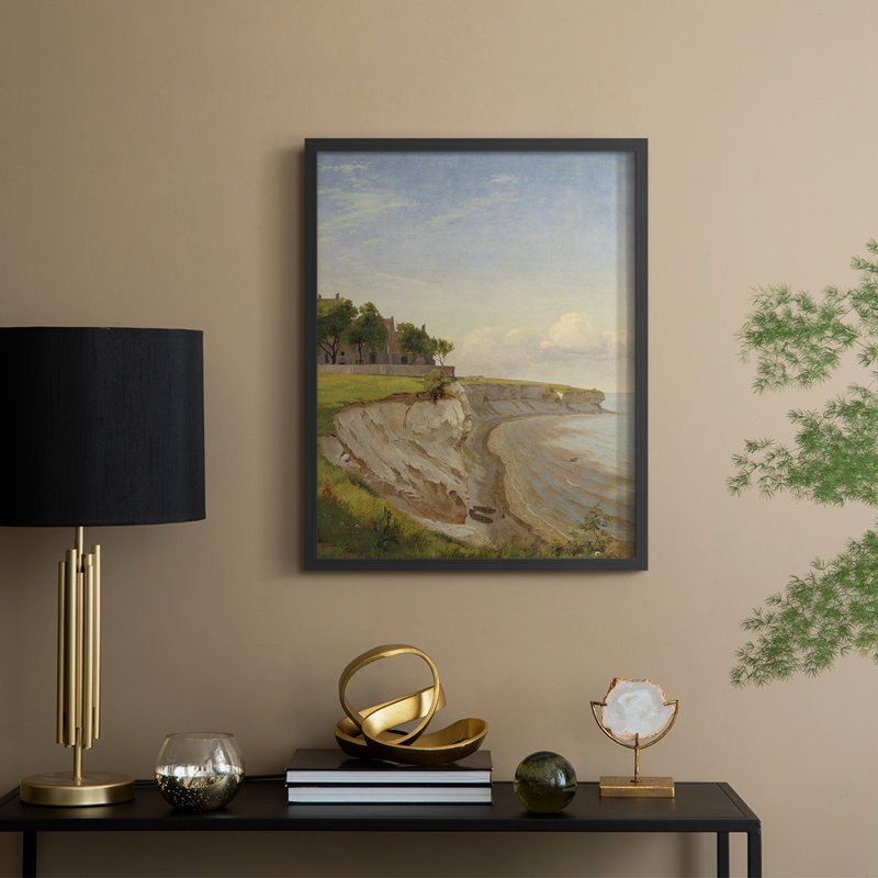Impression encadrée rétro Vintage Nautical Print - bois massif, H 30 po x l 24 po, Noir, noir, noir, noir