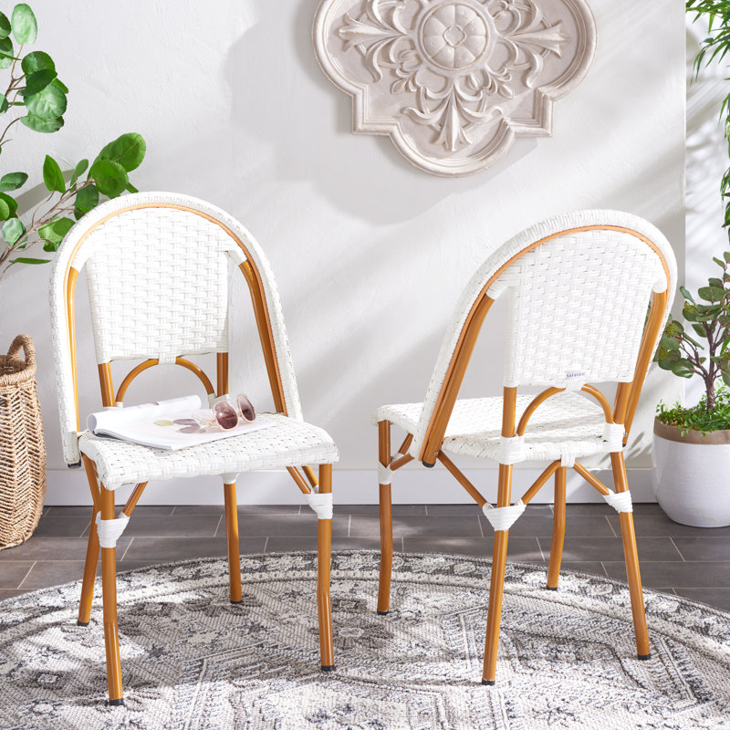 Chaise d'appoint Popplewell, Or / blanc