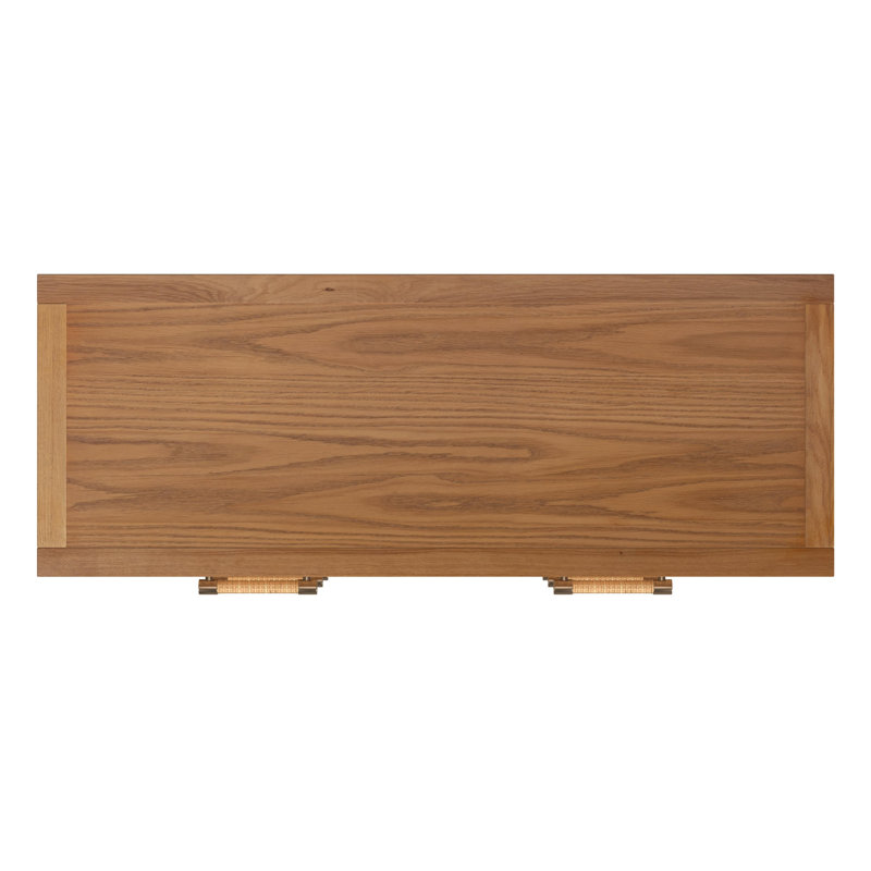 Mesa Cane and Solid Wood 6-Drawer Dresser