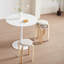 Ensemble de 4 tabourets empilables, tabourets empilables en bois cintré, chaises rondes sans dossier pour la salle à manger, la cuisine et la salle de classe-1872306013