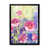 Impression noire sur toile encadrée sélectionné
