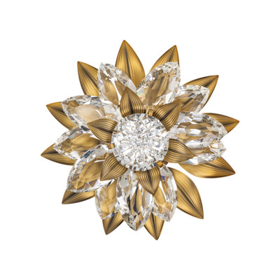 Rhapsodie 1 Light Crystal LED Wall Sconce