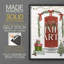 Impression encadrée Festive Front Door II - bois massif-738236036-738236037