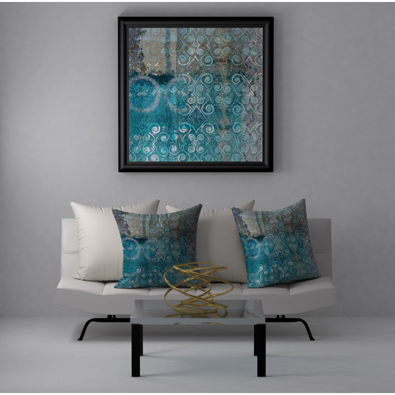 Geometric Reversible Throw Pillow, 20" x 20"