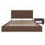 Ensemble de chambre à coucher avec lit plateforme 2 pièces Elnaz-33467786-33467787
