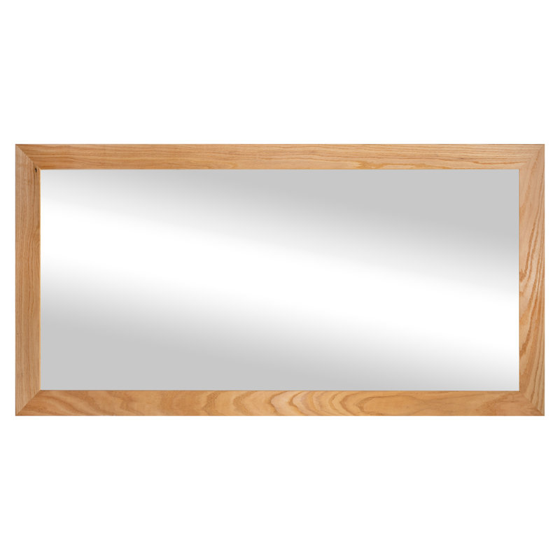 Miroir en bois franc Lark Manor ™ Ozark, 33 po x 60 po, Naturel
