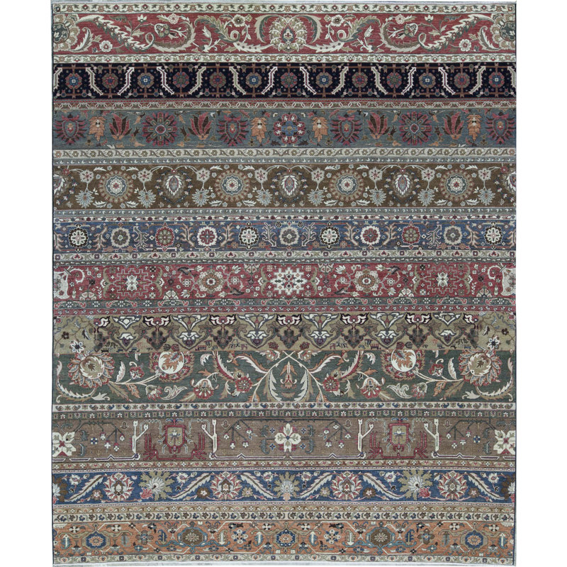 Sultanabad Wool Floral Area Rug