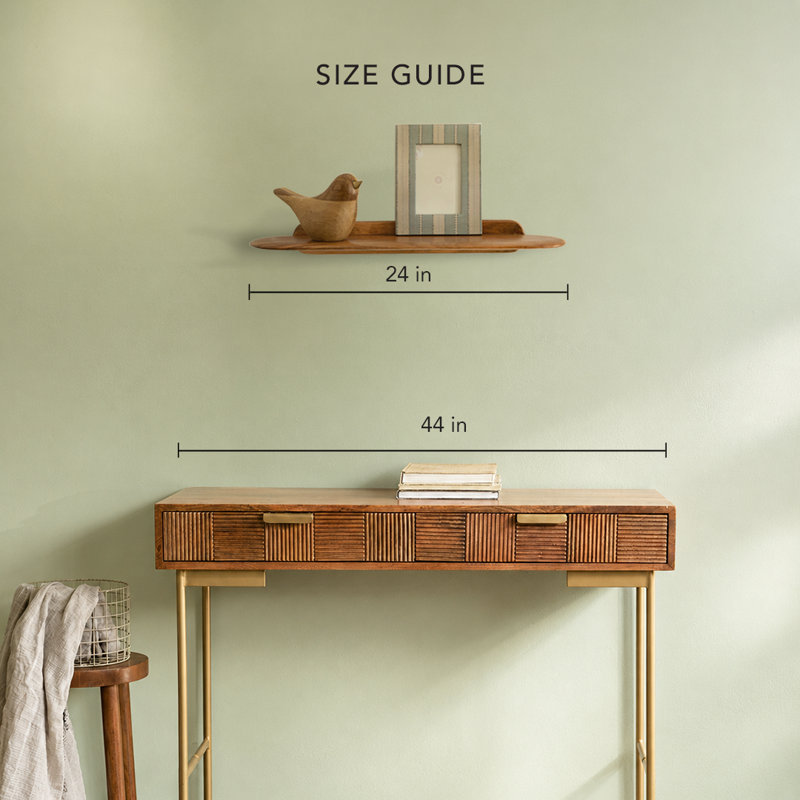 Tablettes murales flottantes en bois Sephine