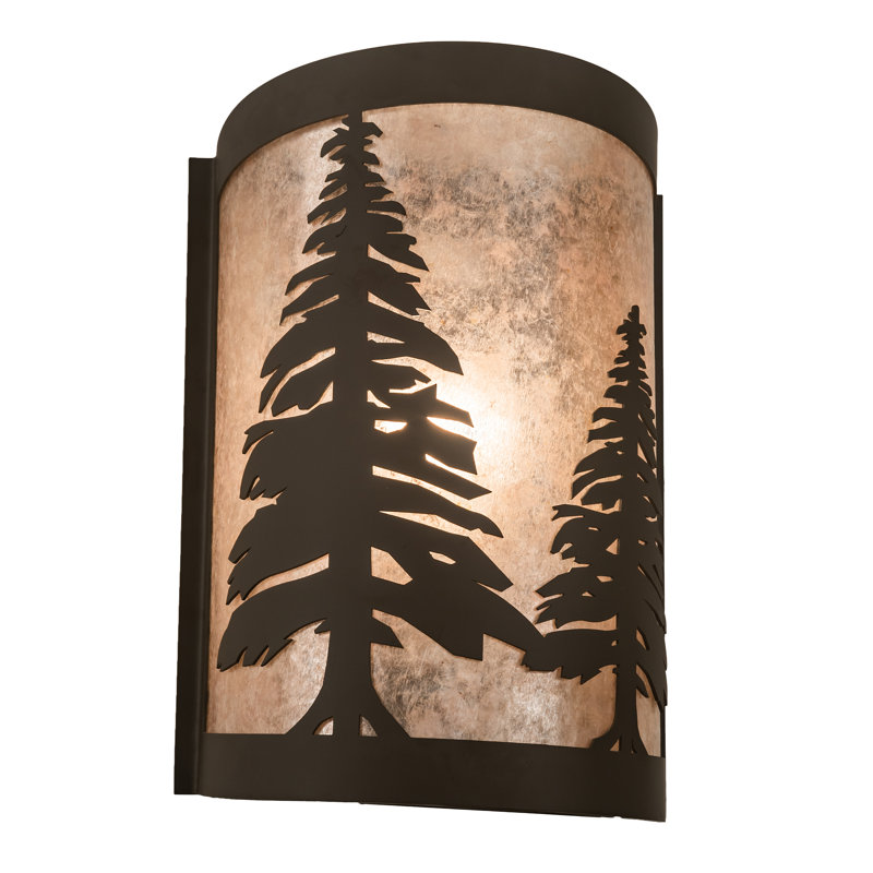Caitlynn Flush Mounted Sconce, Beige