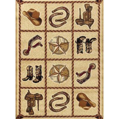 Beige Area Rug - Tribes Gcyls4010 2 Ft. 7 In. X 3 Style And Water Repellent Stain Polypropylene With Jute Back Made In Turkey For Foyers 2.7 7.3 Soft Home
