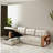 84.12" Pull Out Reversible Sleeper Sectional Sofa Bed with Storage Chaise-1468236277