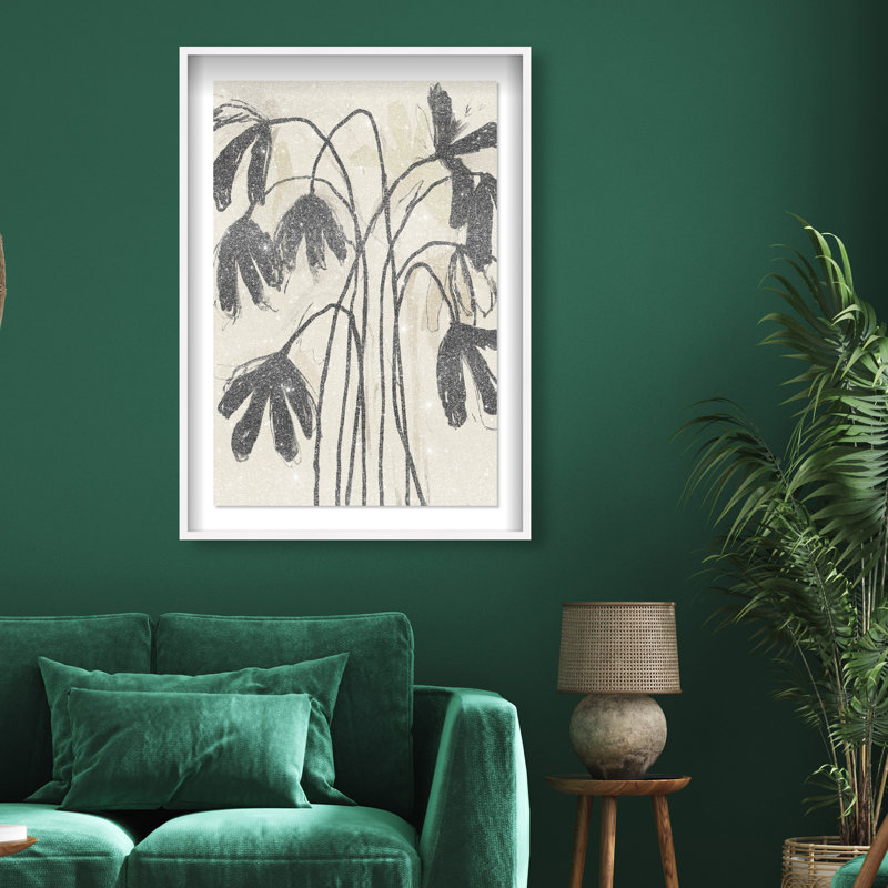 Tree Abstract Studio Print by Oliver Gal, 46.5"H x 31.5"W, White Shadowbox