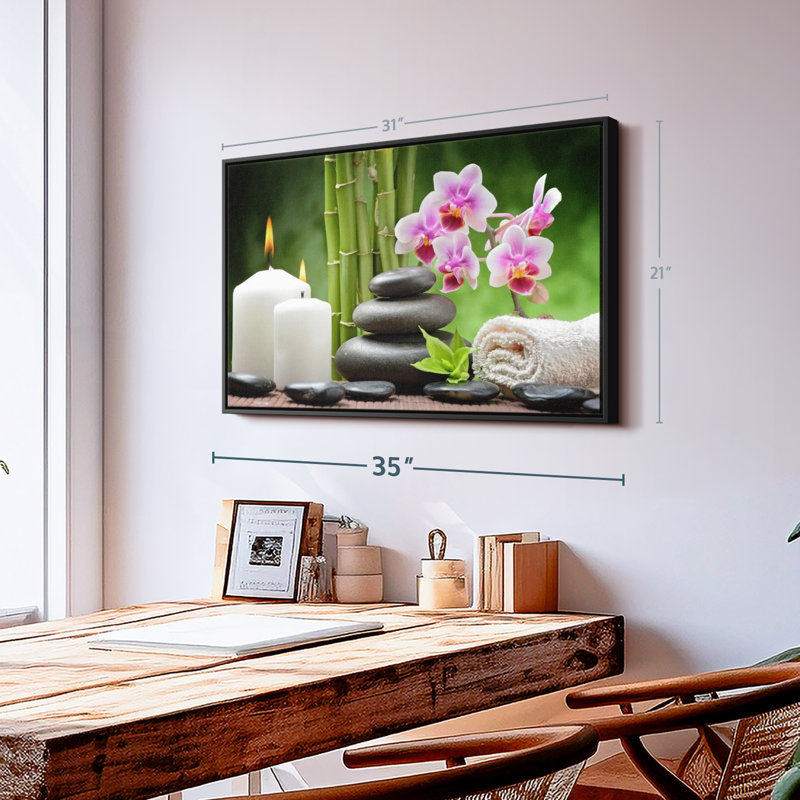 Impression sur toile Zen Spa Indulgence, H 21 po x l 31 po