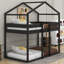Lit simple en bois avec tente Alissah